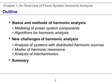 Read Online Harmonic Analysis Techniques Of Power System A Review 