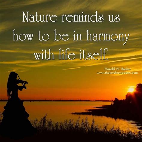 Harmony In Nature Quotes