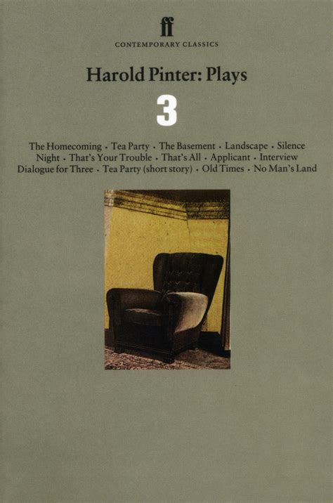 Harold Pinter Plays