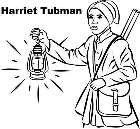 Harriet Tubman Coloring Page Coloring Nation Harriet Tubman Coloring Pages Printable - Harriet Tubman Coloring Pages Printable