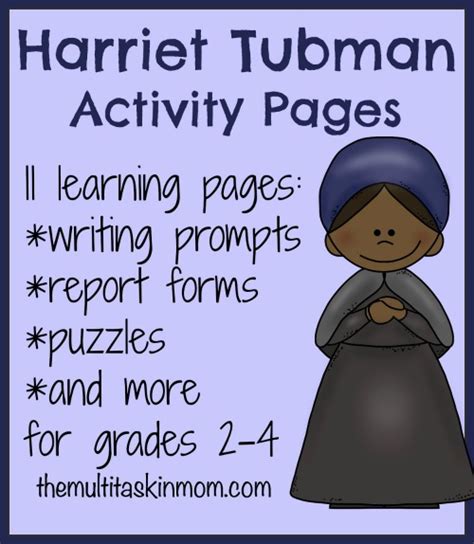 Harriet Tubman Unit Study And Free Printable Harriet Tubman First Grade Worksheet - Harriet Tubman First Grade Worksheet