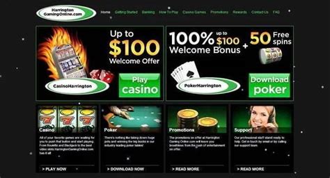 harrington online casino promo code