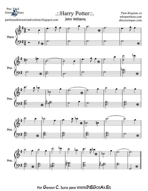 harry potter sheet piano