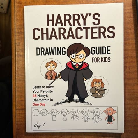 Harry S Characters Drawing Guide For Kids Potter