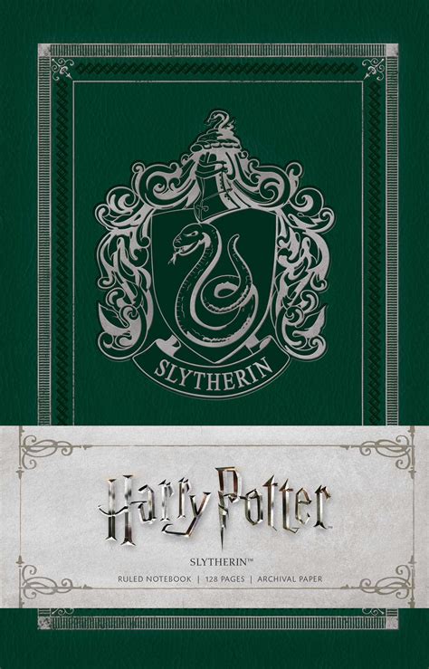Read Harry Potter Slytherin Ruled Notebook 