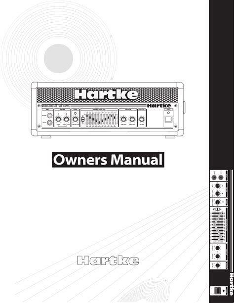 Read Online Hartke Ha3500C User Guide 