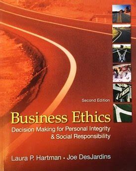 Read Online Hartman And Desjardins Business Ethics 2Nd Edition 