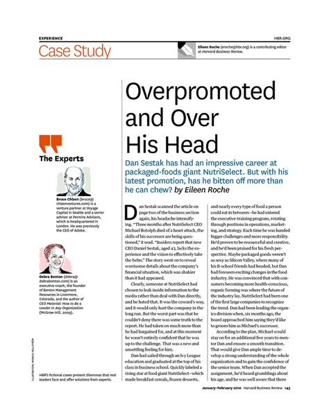 Read Harvard Business Review Case Study Solutions 