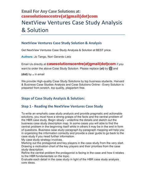 Read Online Harvard Case Studies Solutions 