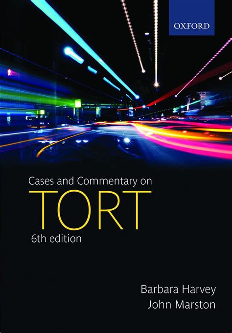 Read Online Harvey Marston Cases And Commentary On Tort 