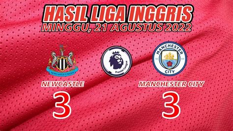 hasil liga inggris malam ini