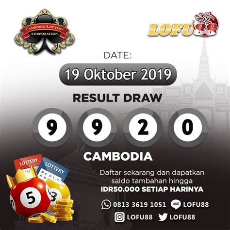 Hasil Nomor Togel Cambodia Cam Keluaran Hari Ini Cambodia Togel Result - Cambodia Togel Result
