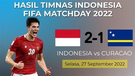 hasil timnas indonesia hari ini
