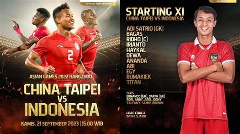 HASIL INDONESIA VS CHINA TAIPEI HARI - GILA REKOR KELAS DUNIA 9-0 ‼️ Hasil Timnas Indonesia U-23