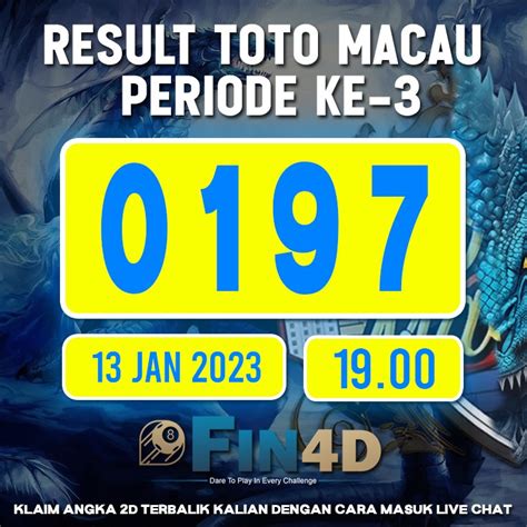 HASIL KELUARAN TOTO MACAU - COKTOGEL : Daftar Bandar Toto Togel Macau & Situs Toto