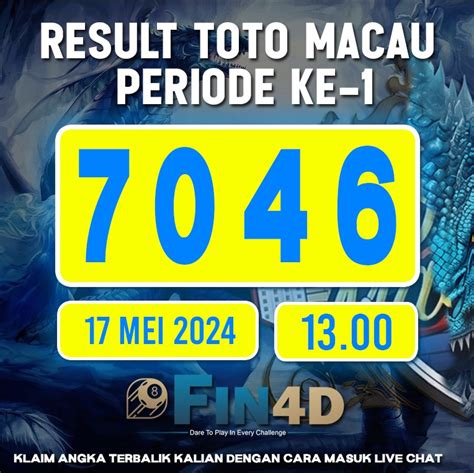 HASIL TOGEL MACAU - Prediksi Macau 2D 3D 4D 15 Oktober 2024