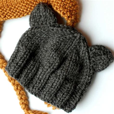 Hat Knitting Pattern 8mm Needles