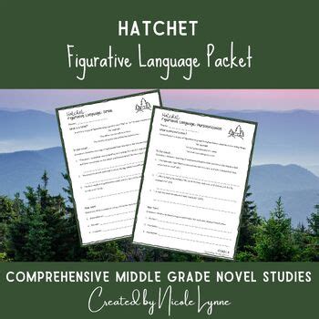 hatchet lesson 7 figurative language answer key