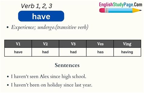 Have Verb 3