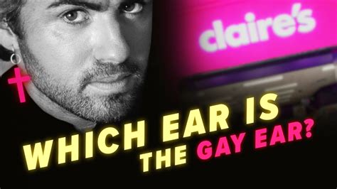 having a stud in which ear makes you gay