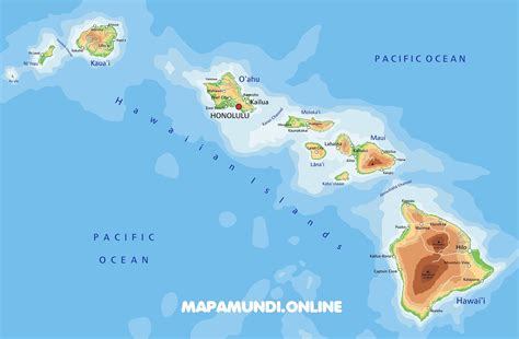 hawaii mapa