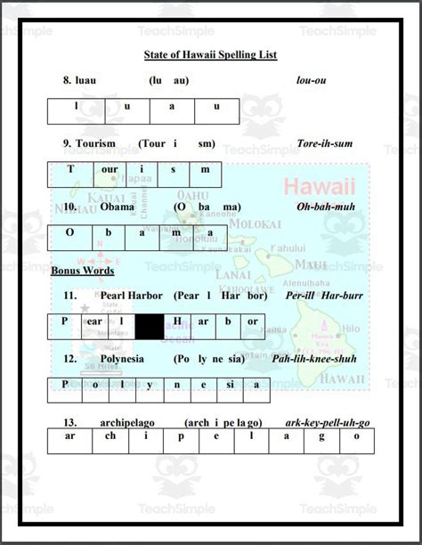 hawaii spelling