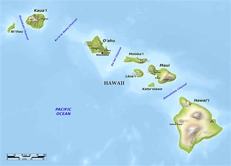hawaii us map