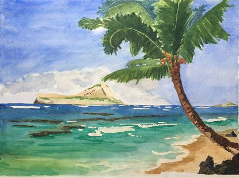 Hawaii Watercolor Paintings