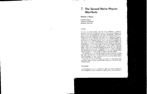 Download Hayes 1983 Second Naive Physics Manifesto Pdf 