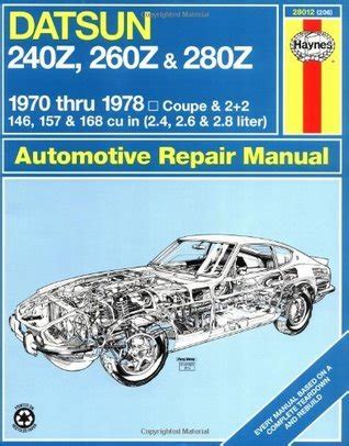 Full Download Haynes Datsun 240Z 260Z And 280Z Manual 1970 1978 Haynes Repair Manuals 