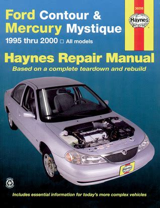 Full Download Haynes Manuals Ford Contour And Mercury Mystique 95 00 Manual 36006 