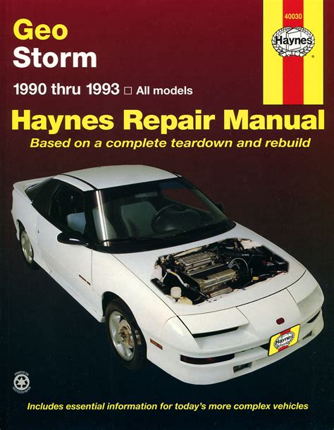 Read Online Haynes Repair Manual Geo Storm 