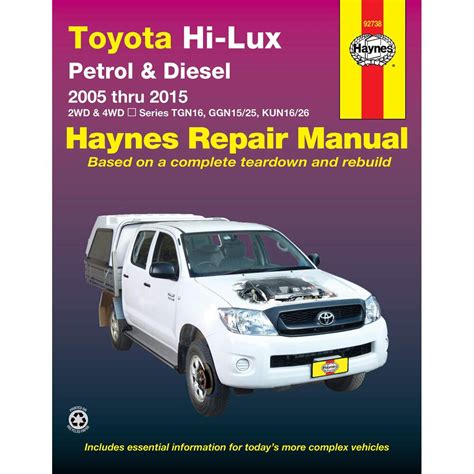 Read Haynes Repair Manual Toyota Hilux 