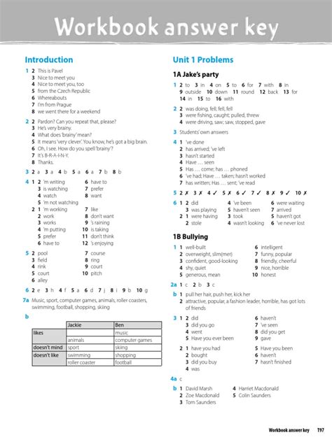 Hazelmere Publishing Answer Key