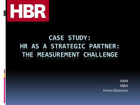 Hbr Case Study Experimenting In