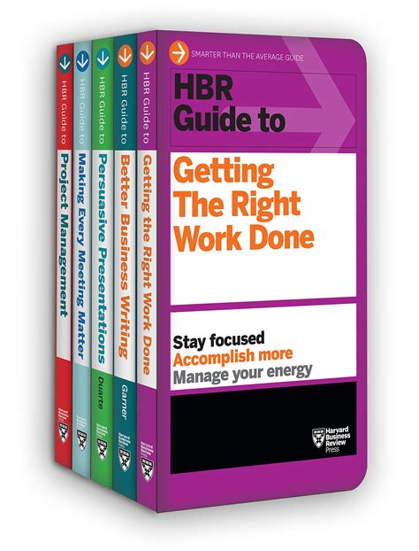 Hbr Guide To Getting The Right Work Done Hbr Guid