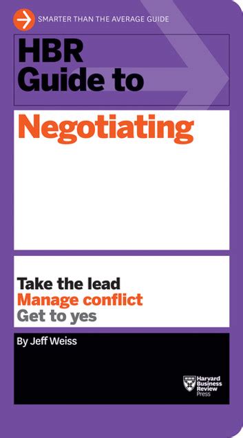 hbr guide to negotiating