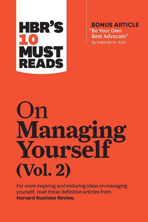 hbr managing yourself