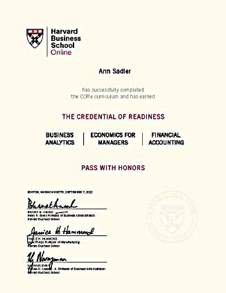 Hbs Online Core
