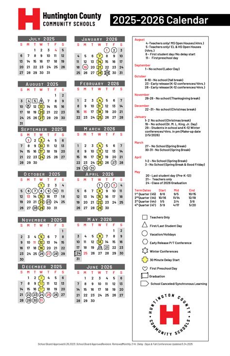 Hcc Class Calendar