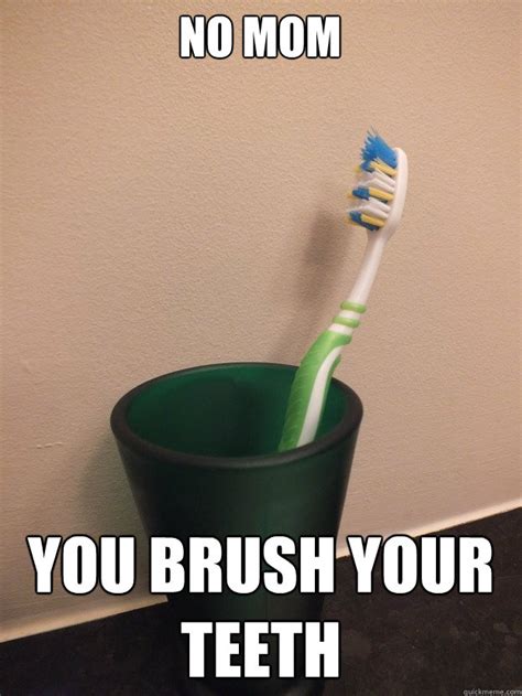 he gave me a toothbrush at his place meme