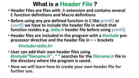 header file in c software