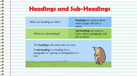 Headings And Subheadings Ks2   Headings And Sub Headings Ks2 Year 3 English - Headings And Subheadings Ks2