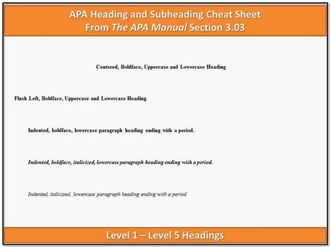 Full Download Headings And Subheadings In Apa 6Th Edition 
