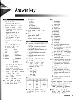 Read Headway Elementary Fourth Edition Workbook Answer Key 