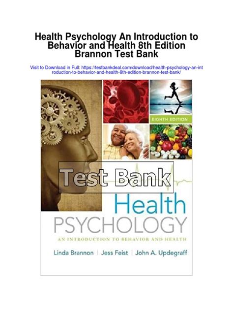 Read Online Health Psychology Brannon 8Th Edition Pdf 