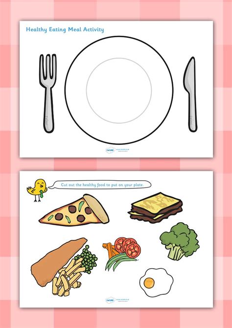 Healthy Food Worksheets Let S Eat Worksheet Kindergarten - Let's Eat Worksheet Kindergarten
