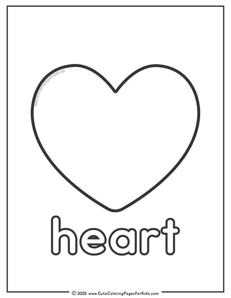 heart color sheet
