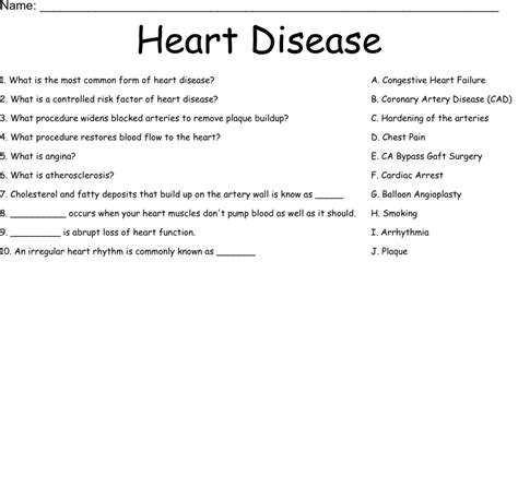 Heart Disease Worksheet Stanford Medicine Children X27 S Heart Disease Worksheet - Heart Disease Worksheet