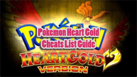 Heart Gold Cheats